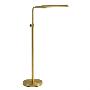 Swena Gold Metal LED Adjustable Floor Lamp