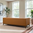 James Mid Century Modern Luxury Living Room Leather Couch in Tan
