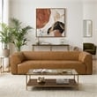 Lexington 3 Seater Premium Leather Sofa with Sleek Minimalist Profile