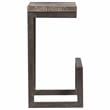 Porter Designs Cube Architectural Metal and Mango Wood 30