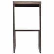 Porter Designs Cube Architectural Metal and Mango Wood 30