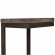 Porter Designs Cube Architectural Metal and Mango Wood 30