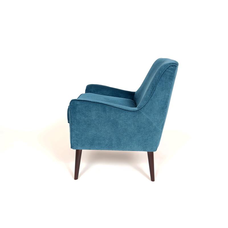 Kristina Mid-Century Modern Accent Chair - Blue