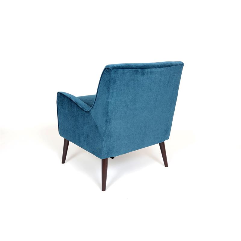 Kristina Mid-Century Modern Accent Chair - Blue