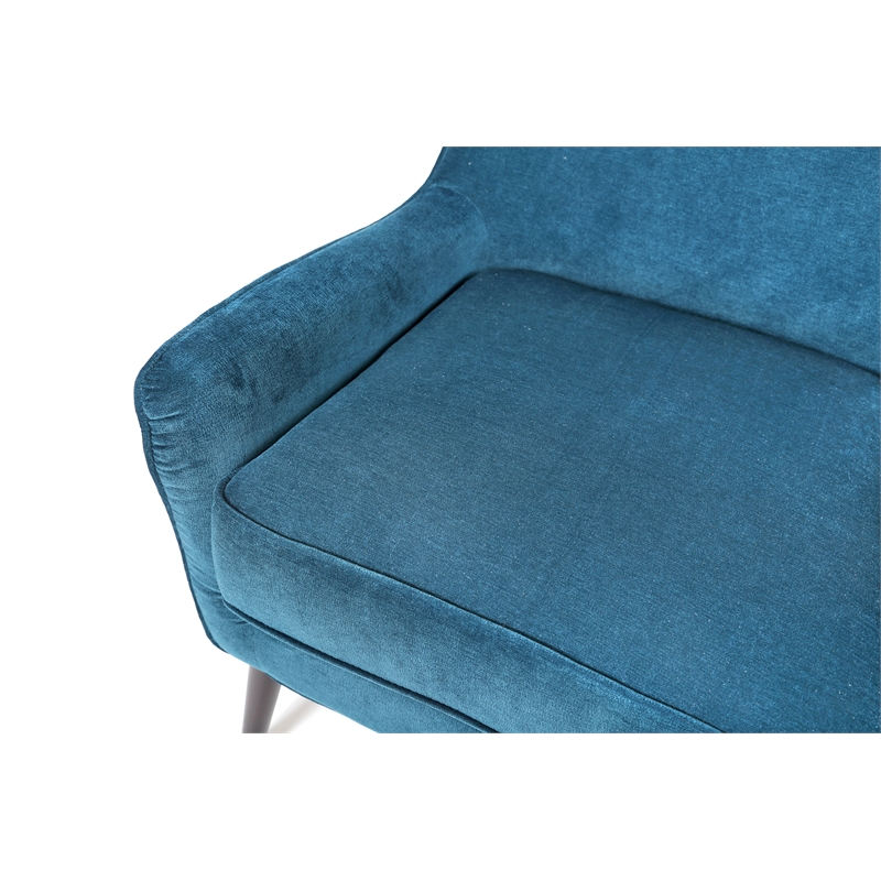 Kristina Mid-Century Modern Accent Chair - Blue