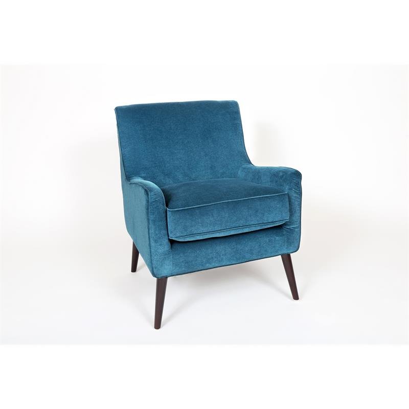 Kristina Mid-Century Modern Accent Chair - Blue