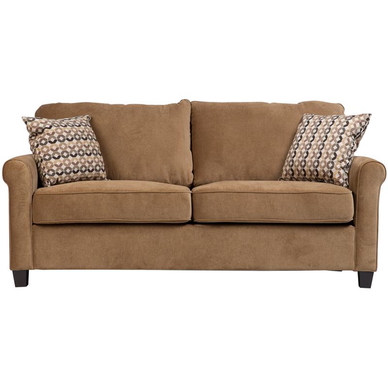 Serena Plush Microfiber Full Sleeper Sofa Khaki 01 33c 08 1062 Serena Plush Microfiber Full Sleeper Sofa Khaki