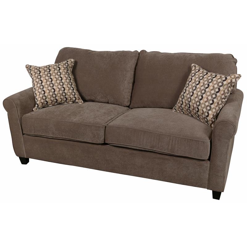 Serena Plush Microfiber Queen Sleeper Sofa Tuape