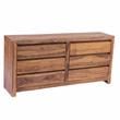 Urban Mid-Century Modern Sheesham Wood Bedroom Dresser - Natural