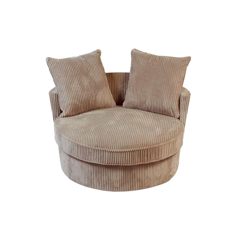 corduroy swivel chair