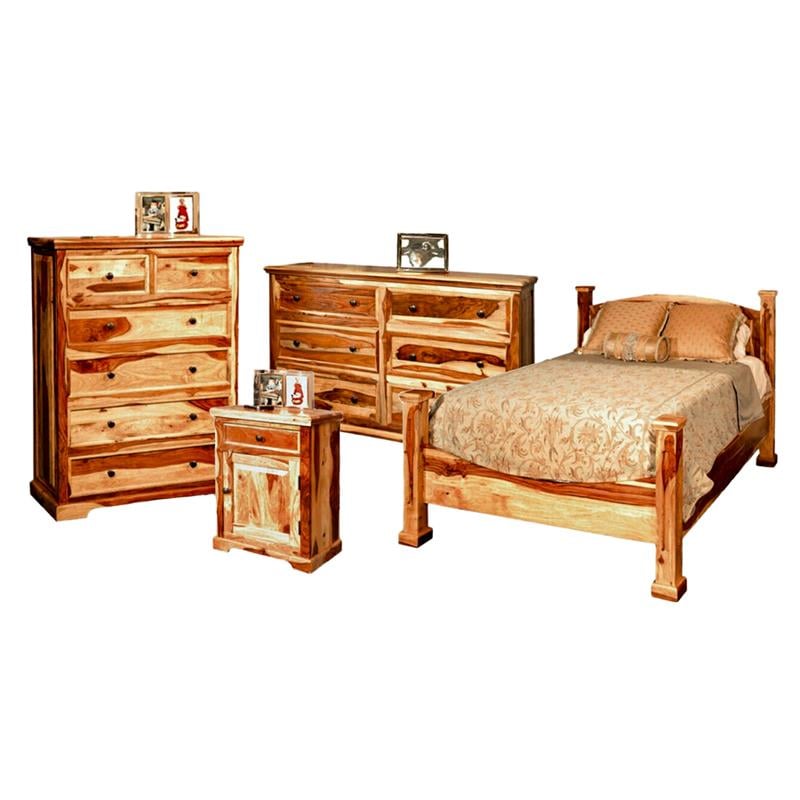 Porter Designs Taos Solid Sheesham Wood Bedroom Chest of Drawers.