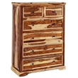 Porter Designs Taos Solid Sheesham Wood Bedroom Chest of Drawers.