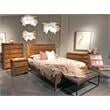 Urban Mid-Century Modern Sheesham Wood King Bed.