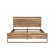 Urban Mid-Century Modern Sheesham Wood King Bed.