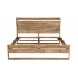 Urban Mid-Century Modern Sheesham Wood King Bed.