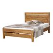 Urban Mid-Century Modern Sheesham Wood King Bed.