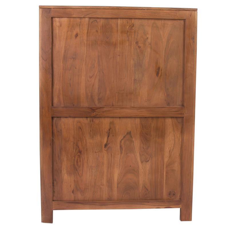 Urban Mid-Century Modern Sheesham Wood Bedroom Chest.