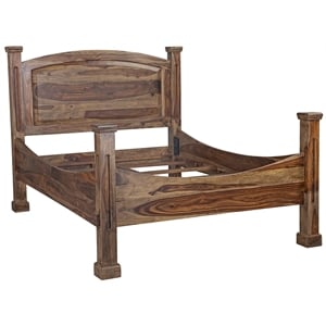 porter designs taos solid sheesham wood queen bed
