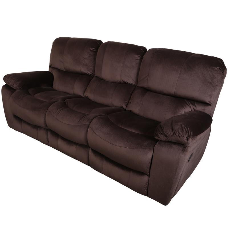 Ramsey Transitional Reclining Sofa Chocolate Cymax Business