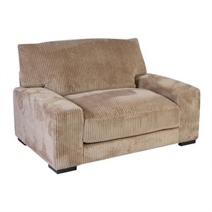 porter designs big chill corduroy tan oversize chair