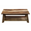 Porter Designs Kalispell Solid Sheesham Wood Coffee Table in Natural