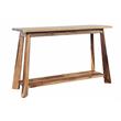 Porter Designs Kalispell Solid Sheesham Wood Console Table in Brown