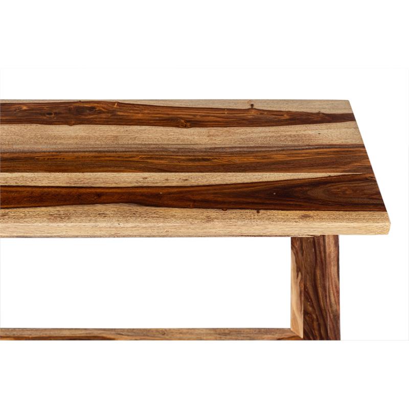 Porter Designs Kalispell Solid Sheesham Wood Console Table in Brown