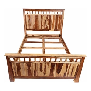 Porter Designs Kalispell Solid Sheesham Wood King Bed