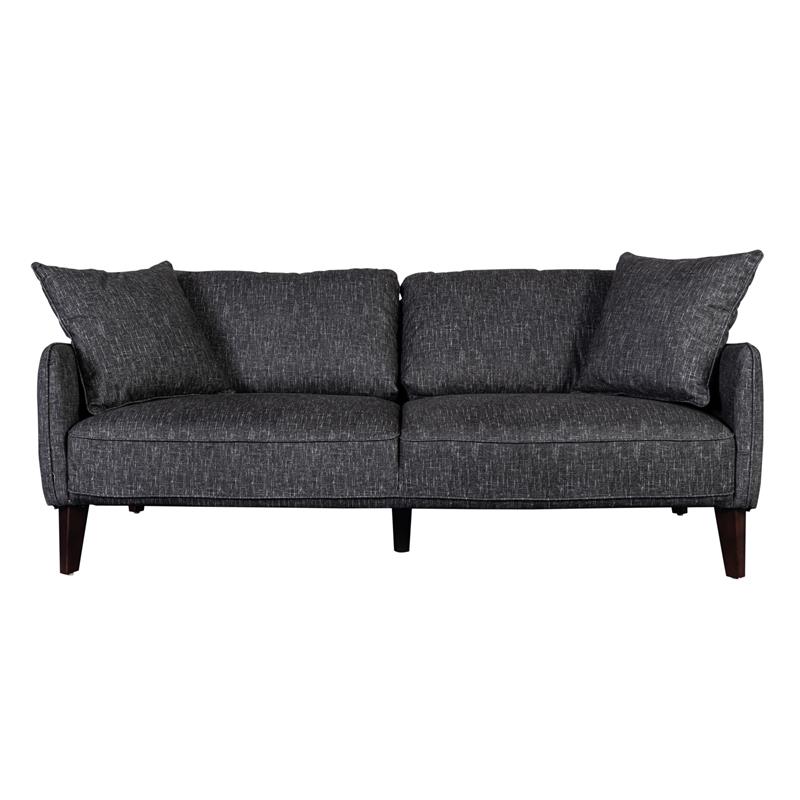 Asher Modern Upholstered Sofa - Gray