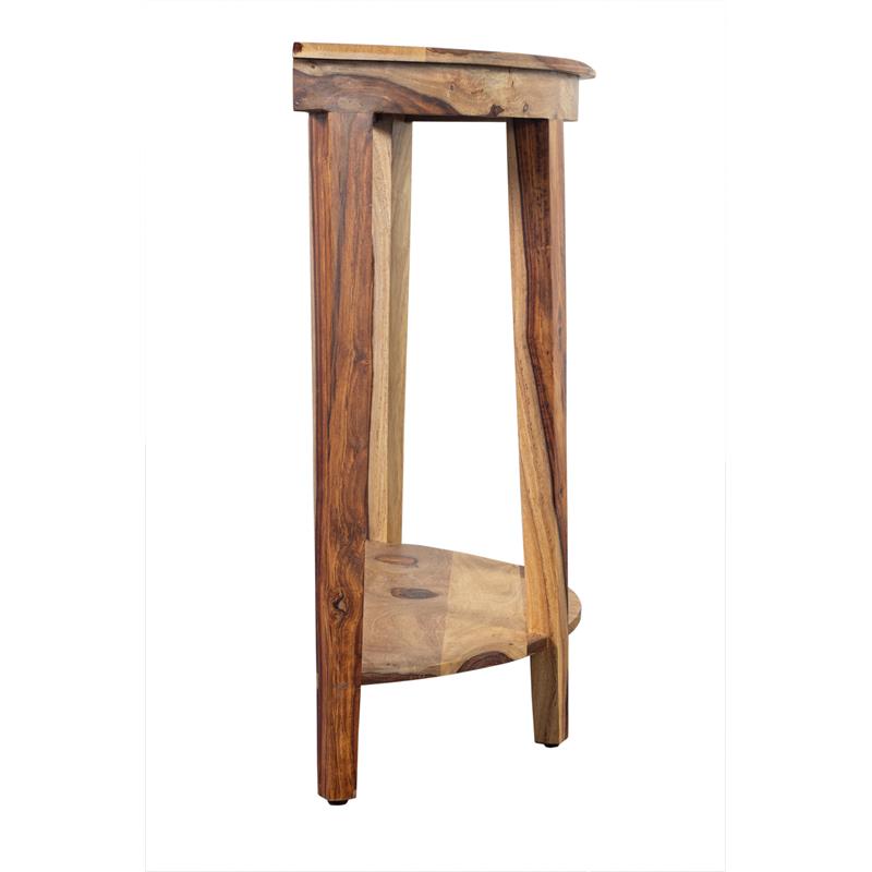 Sheesham Wood Half Round Accent Table 0511628PDU110