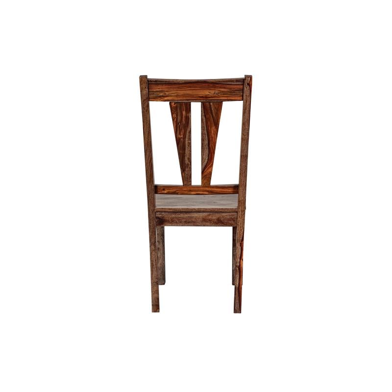 Porter Designs Kalispell Solid Sheesham Wood Dining Chair in Harvest (Set of 2)