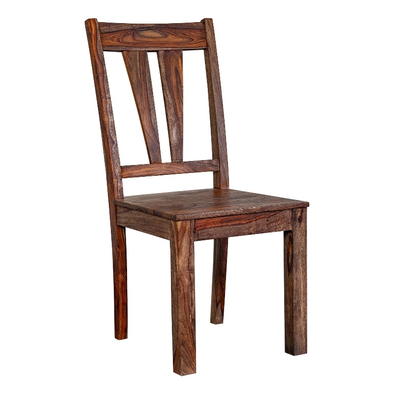 Porter Designs Kalispell Solid Sheesham Wood Dining Chair in Harvest (Set of 2)