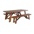 Porter Designs Kalispell Solid Sheesham Wood Dining Table in Harvest