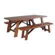 Porter Designs Kalispell Solid Sheesham Wood Dining Table in Harvest