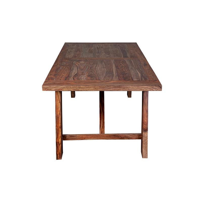 Porter Designs Kalispell Solid Sheesham Wood Dining Table in Harvest