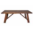 Porter Designs Kalispell Solid Sheesham Wood Dining Table in Harvest