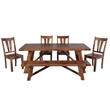 Porter Designs Kalispell Solid Sheesham Wood Dining Table in Harvest
