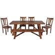 Porter Designs Kalispell Solid Sheesham Wood Dining Table in Harvest