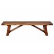Porter Designs Kalispell Solid Sheesham Wood Dining Bench in Harvest