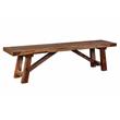 Porter Designs Kalispell Solid Sheesham Wood Dining Bench in Harvest