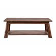 Porter Designs Kalispell Solid Sheesham Wood Coffee Table in Harvest