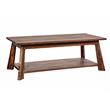 Porter Designs Kalispell Solid Sheesham Wood Coffee Table in Harvest