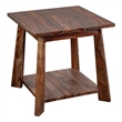 Porter Designs Kalispell Solid Sheesham Wood End Table - Harvest.