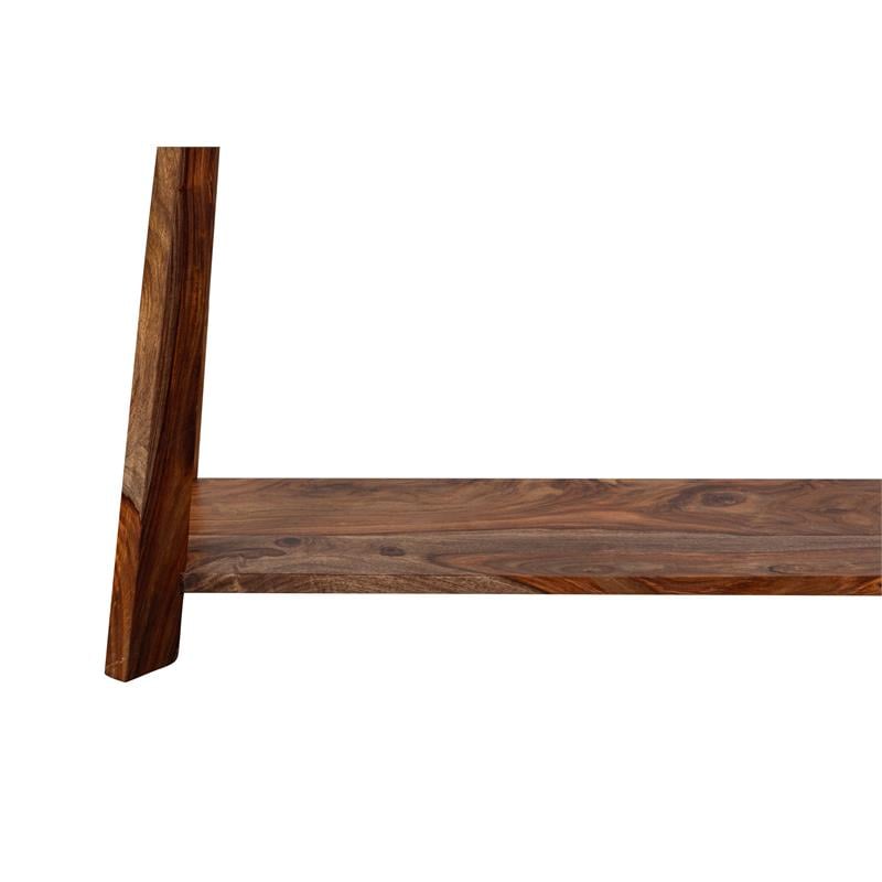 Porter Designs Kalispell Solid Sheesham Wood Console Table in Harvest