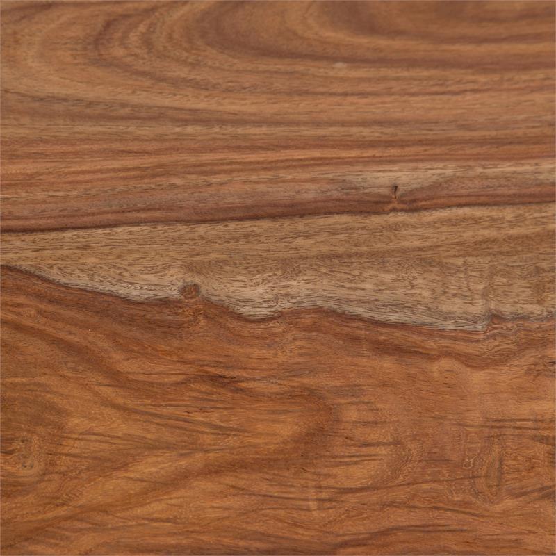 Urban Mid-Century Modern Sheesham Wood 2 Drawer Nightstand.