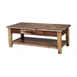 Porter Designs Taos Solid Sheesham Wood Coffee Table w/ Drawer