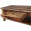 Porter Designs Taos Solid Sheesham Wood Coffee Table w/ Drawer