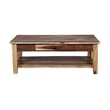 Porter Designs Taos Solid Sheesham Wood Coffee Table w/ Drawer