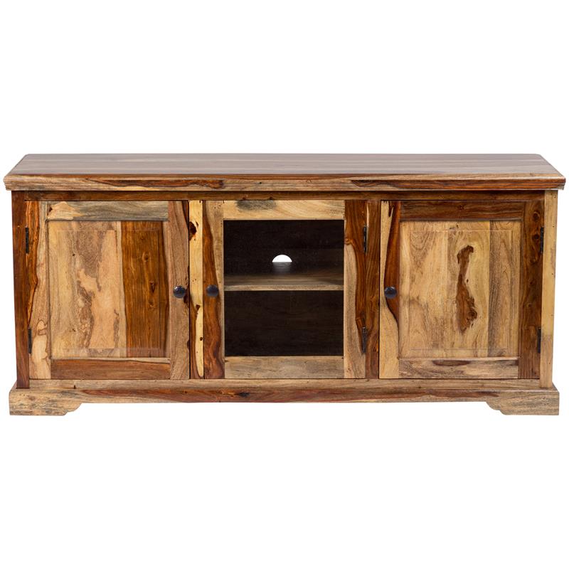 Taos Solid Sheesham Wood TV Stand.