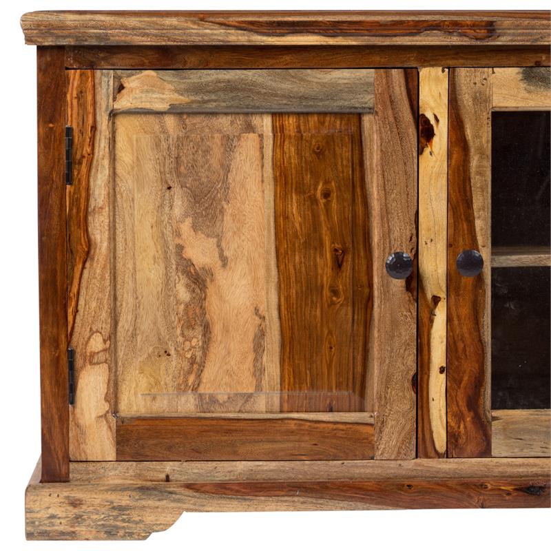 Taos Solid Sheesham Wood TV Stand.